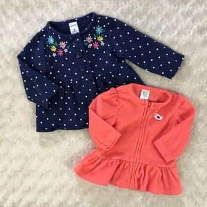 Carter’s Light Jacket Bundle Floral Polka Dot